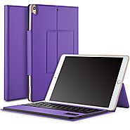 IVSO Apple iPad Pro 10.5 Case With Keyboard Ultra-Thin DETACHABLE Bluetooth Keyboard Stand Case / Cover + Pencil hold...