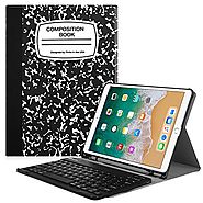 Fintie iPad Pro 10.5 Keyboard Case with Built-in Apple Pencil Holder - SlimShell Protective Cover w/ Magnetically Det...