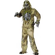 Fun World - Skeleton Zombie Teen Costume