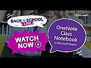 Back to School | OneNote Class Notebook in Microsoft Teams