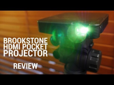 Brookstone HDMI Pocket Projector Review