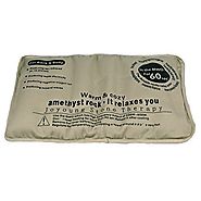 Natural Amethyst Far Infrared Thermo Therapy Stomach, Back & Whole Body Heat Pad, By JIC Gem