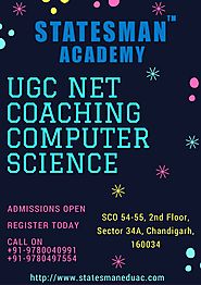 UGC Net Computer Science Coaching in Chandigarh | Statesman Academy