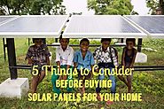 Solar Panels for Home : 5 Point Smart Checklist - SunSynthesis Blog