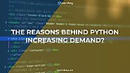 The Reasons Behind Python Increasing Demand?