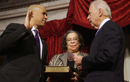 Cory Booker Takes Oath