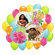 Disney Moana Balloon Bouquet Decoration Kit 24pc