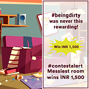 Post a pic of your messy room on social media and win a cash prize of INR 1,500