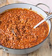 Traditional Bolognese sauce