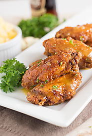 Spicy Pineapple and Mango Wings