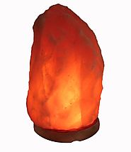 Indusclassic LN-08 Natural Himalayan Crystal Rock Salt Lamp Ionizer Air Purifier 14~17 lbs / UL Listed Cord and Dimme...