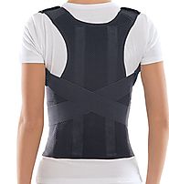 TOROS-GROUP Comfort Posture Corrector and Back Support Brace, Back Pain Relief for Men and Women / 100%-Cotton Liner ...