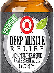 Deep Muscle Relief - 100% Pure, Best Therapeutic Grade Essential Oil - 10ml (Comparable to DoTerra's Deep Blue & Youn...