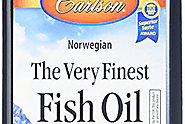 Carlson Labs Very Finest Liquid Fish Oil 16.9 Fl. Oz. Lemon Frustration Free Packaging