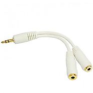 Audio Splitter Cable for 3.5mm Jack (Suits IPhone & IPods)