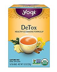 Yogi Tea, Detox, 16 Count, (Pack of 6), Packaging May Vary