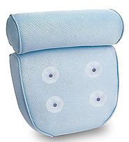 Kleeger Non Slip Home Spa Jacuzzi Bath Pillow With Back And Neck Support. Anti-Mold/Mildew, Waterproof, With Built In...