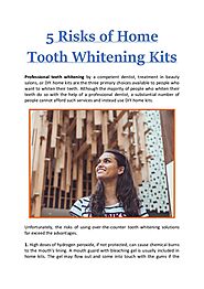 5 Hazards of Home Tooth Whitening Kits