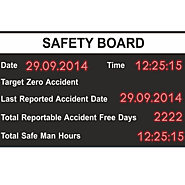 safety digital board