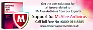 Contact McAfee technical support UK