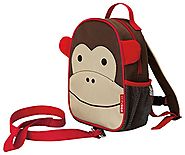 Skip Hop Zoo Little Kid and Toddler Safety Harness Backpack, Marshall Monkey