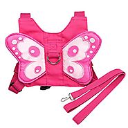 EPLAZA Baby Toddler Walking Safety Butterfly Belt Harness with Leash Child Kid Assistant Strap (a)