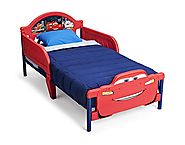 Delta Children 3D-Footboard Toddler Bed, Disney/Pixar Cars