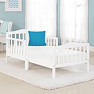 Big Oshi Contemporary Design Toddler & Kids Bed - White