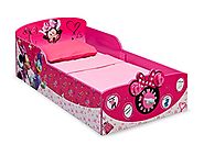 Delta Children Interactive Wood Toddler Bed, Disney Minnie Mouse