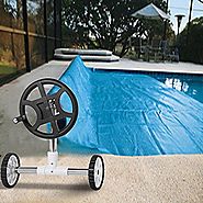 Yaheetech 21-feet Wide Inground Solar Cover Reel System for Swimming Pools