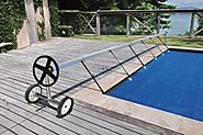 Kokido Stainless Steel In Ground Swimming Pool Cover Reel Set (Up To 18.7')