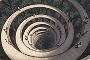 Une promenade en spirale de 45 mètres de haut au beau milieu de la forêt danoise