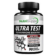 Powerful ULTRA TEST COMPLEX Testosterone Booster With Tribulus, Saw Palmetto & More - For Strength, Energy, Recovery,...