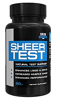Sheer Testosterone Booster for Men - Natural Supplement for Increasing Strength, Stamina, and Energy, 90 Testosterone...
