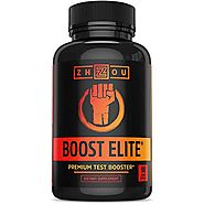 BOOST ELITE Test Booster Formulated to Increase T-Levels, Vitality & Energy - 9 Powerful Ingredients Including Tribul...