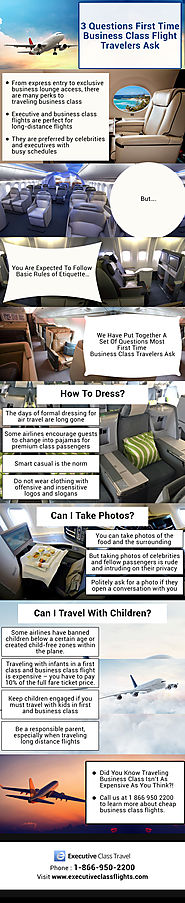 Infographic: First Time In Business Class? 3 Questions We Get Asked Frequently