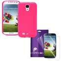 Fosmon 2 in 1 Bundle for Samsung Galaxy S4 IV / I9500 - 1x DURA Frost SLIM-Fit Case Flexible TPU Cover (P...