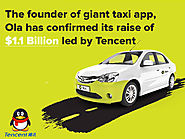 Ola confirms the raise of $1.1 billion led by Tencent | Make an app like Ola