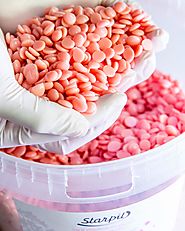 Pink Film Hard Wax Beads are Professional Depilatory from Starpil Wax