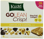 Kashi GOLEAN Bar Crunchy! Chocolate Caramel (1.59-Ounce), 4-Count Bars (Pack of 6)