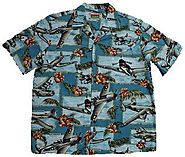 Men's Hawaiian Shirts - Air Fortress