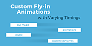 Custom Fly-in Animations with Varying Timing