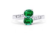 Explore our extensive selection of emerald engagement rings in Canada
