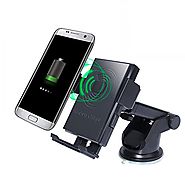 Wireless Charger, Rodzon Car Holder and Qi Wireless 2-in-1 Cellphone Mount, Charging Pad for Qi Enable Devices, Samsu...