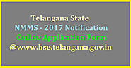Telangana TS NMMS Notification- 2017 Apply Online @bse.telangana.gov.in