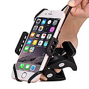 Bike & Motorcycle Cell Phone Mount - Patekfly Bike Mount For iPhone 7 (5, 6s 6Plus, 7Plus), Samsung Galaxy or any Sma...