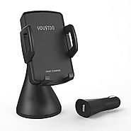 Fast Wireless Charger, YOUSTOO FC50 Fast Charge Qi Wireless Charging Car Mount Air Vent Holder for Samsung Galaxy S8,...