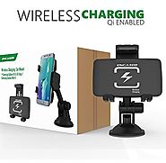 Easy-Dock Charging Wireless Car Mount Charger for Qi Enabled Devices - Retail Packaging (By Encased)