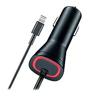 Zelta Trading Lightning Car Charger for iPhone SE, 6, 6s, 6s Plus, 5, 5s, 5C, iPad Air, 2, Pro [Apple Certified]