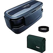 Double decker lunch box with insulated cover from ASVEL japan